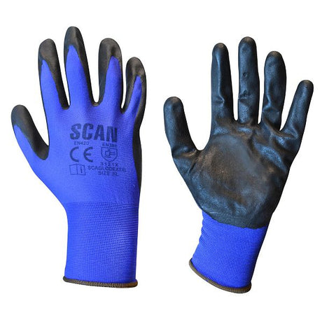 Scan Max Dexterity nitrile gloves extra large