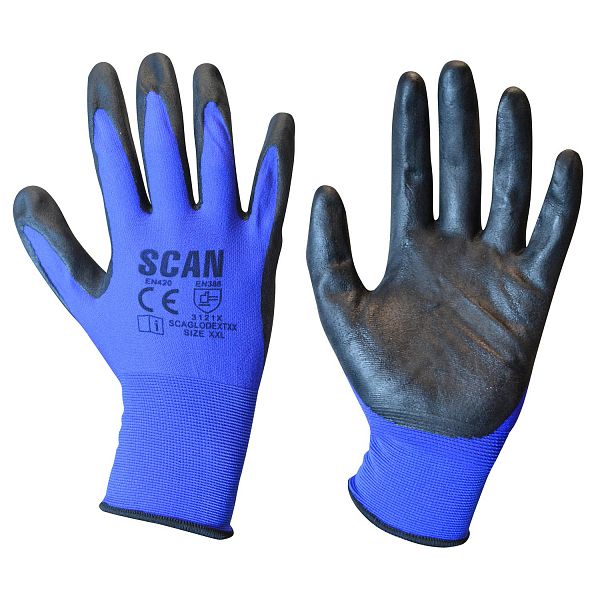 Scan Max Dexterity nitrile gloves XXL