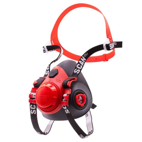 Scan twin half-mask respirator without filters