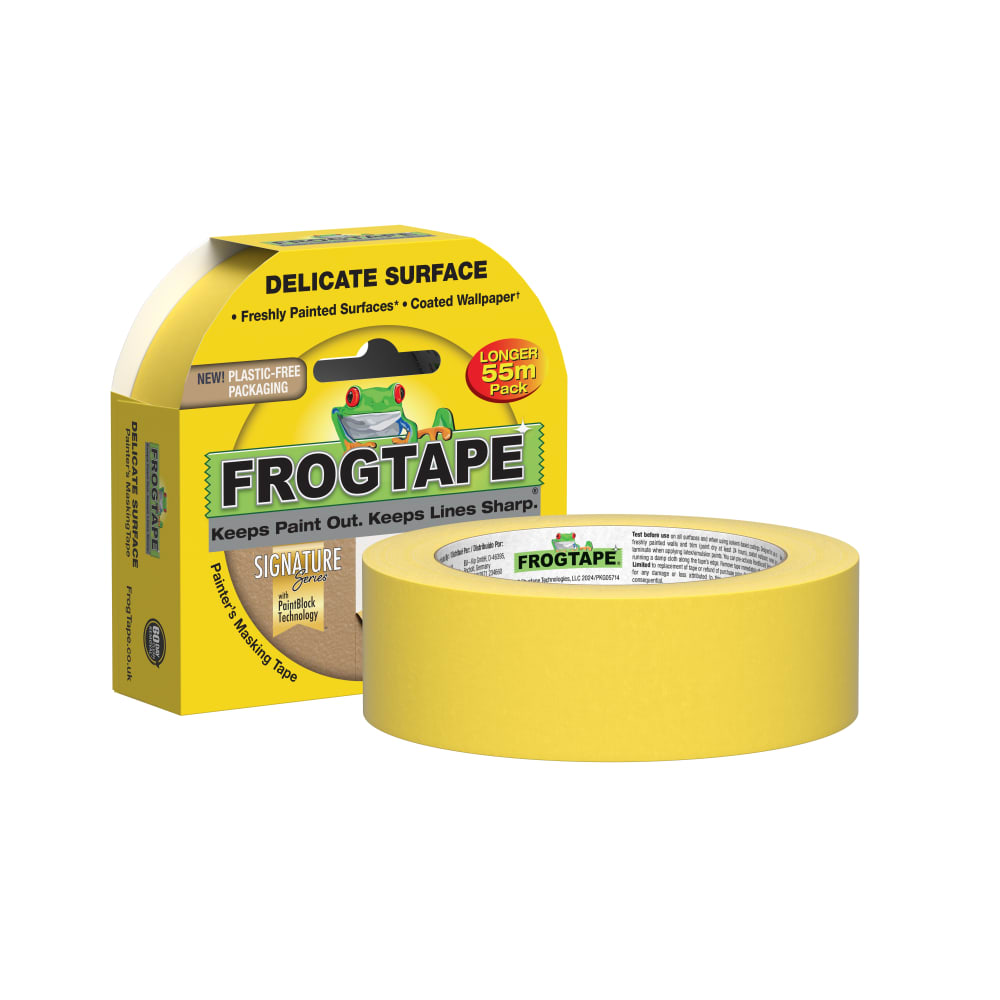 FrogTape Delicate Surface Masking Tape – 36mm × 55m