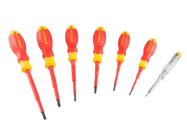 Stanley VDE Insulated Screwdriver Set – 7 Piece – Toolbank image 1