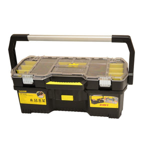 Stanley Toolbox with Tote Tray and Organiser 24in