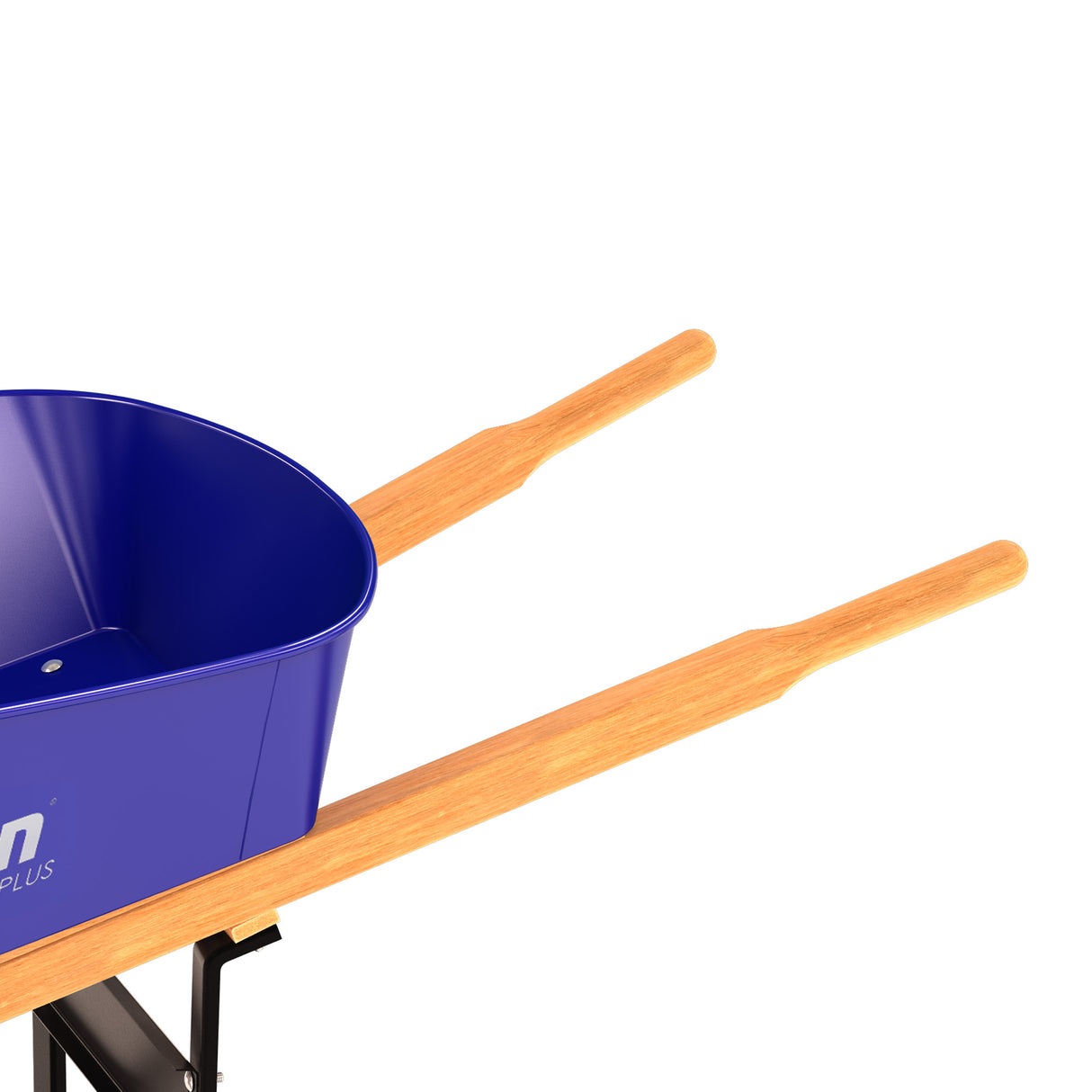 Bon Tool 6 Cu Ft Steel Tray Wheelbarrow – Wood – detail 2