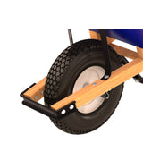 Bon Tool 6 Cu Ft Steel Tray Wheelbarrow – Wood – detail 3