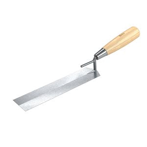 Bon Tool Carbon Steel Bucket Margin Trowel – Wood Handle – 8" x 2" – 14-333