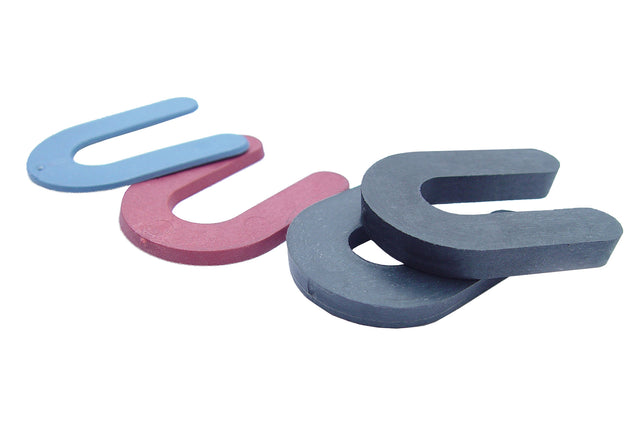 Bon Tool Horseshoe Shims - 1/16" Blue 1000/Pkg