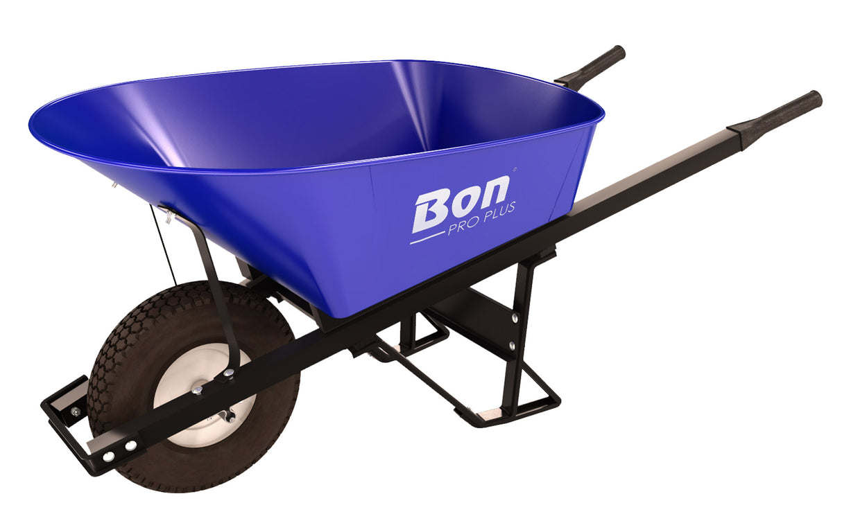 Bon Tool 6 Cu Ft Steel Tray Wheelbarrow – Steel – 28-900