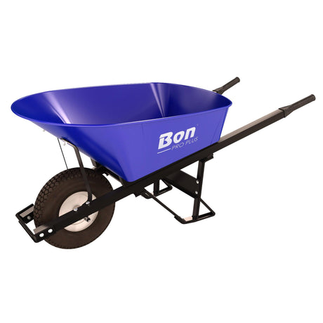 Bon Tool 6 Cu Ft Steel Tray Wheelbarrow – Steel – 28-900