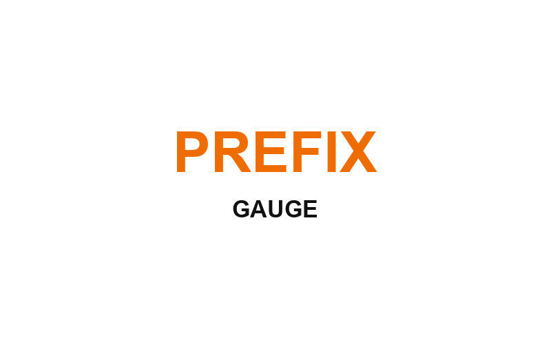 Prefix Gauge logo
