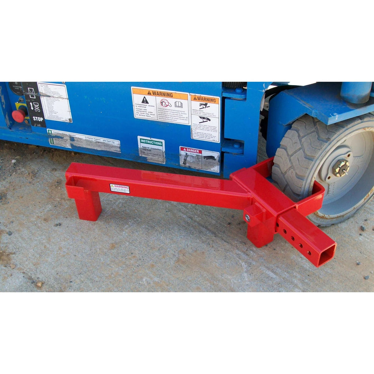 Cushion Tire Lift Lock For Forklifts Heavy Duty Wheel Immobilisation Deter Theft by The Equipment Lock Company