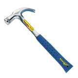 24oz English Pattern - Estwing E3/28C blue grip smooth face claw hammer