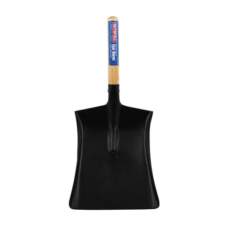 Faithfull Coal Steel Shovel with Wooden Handle 230mm packaging