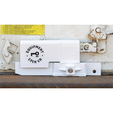 Heavy Duty Rolling Door Lock For Trucks And Trailers Secures Door Handle In Locked Position To Deter Tampering by The Equipment Lock Company
