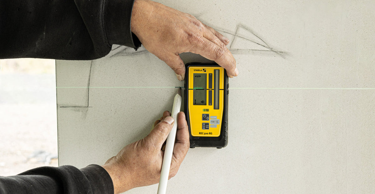 Stabila REC 500 RG rotation and line receiver