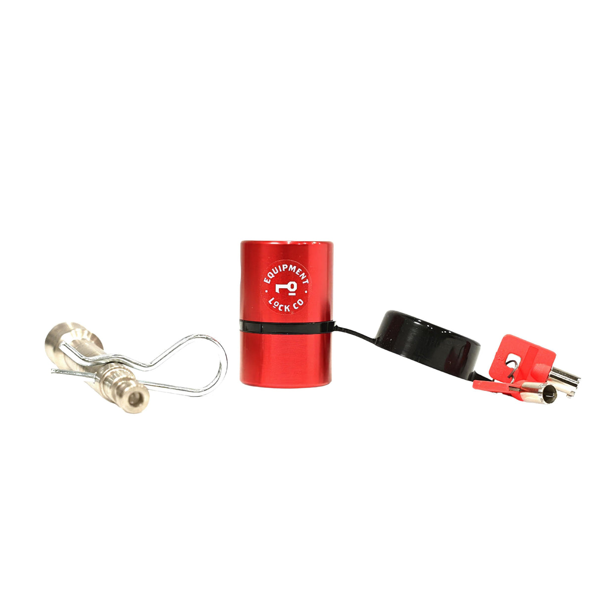 Trailer Hitch Pin Lock Heavy Duty Security Guard For Trailers And Caravans Kingpin Coverage by The Equipment Lock Company