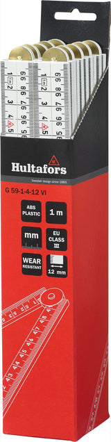 Hultafors G59 four-fold rule - White #colour_White