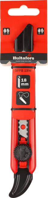 Hultafors SFPB 18mm Snap-Off Knife with Bent Tail Fin - Wheel lock (SFPB 18W) #lock-type_Wheel lock (SFPB 18W)