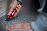 Hultafors SFPB 18mm Snap-Off Knife with Bent Tail Fin - Wheel lock (SFPB 18W) #lock-type_Wheel lock (SFPB 18W)