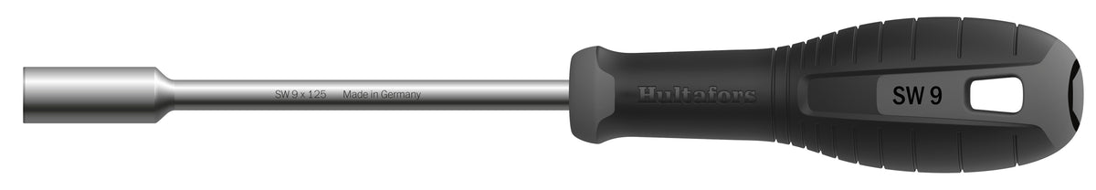 Hultafors Hex Nutdriver – 125mm Shaft - 9mm #size_9mm