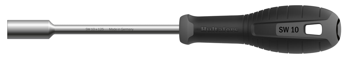 Hultafors Hex Nutdriver – 125mm Shaft - 10mm #size_10mm