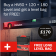 Hultafors HV60, HV120 and HV180 level bundle with free long level bag – £170 including VAT