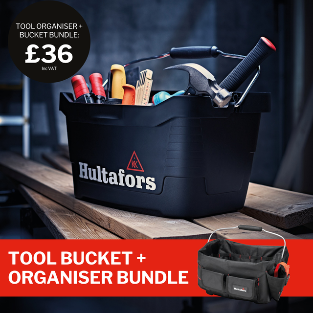 Hultafors Tool Bucket and Tool Bucket Organiser bundle – £36 including VAT
