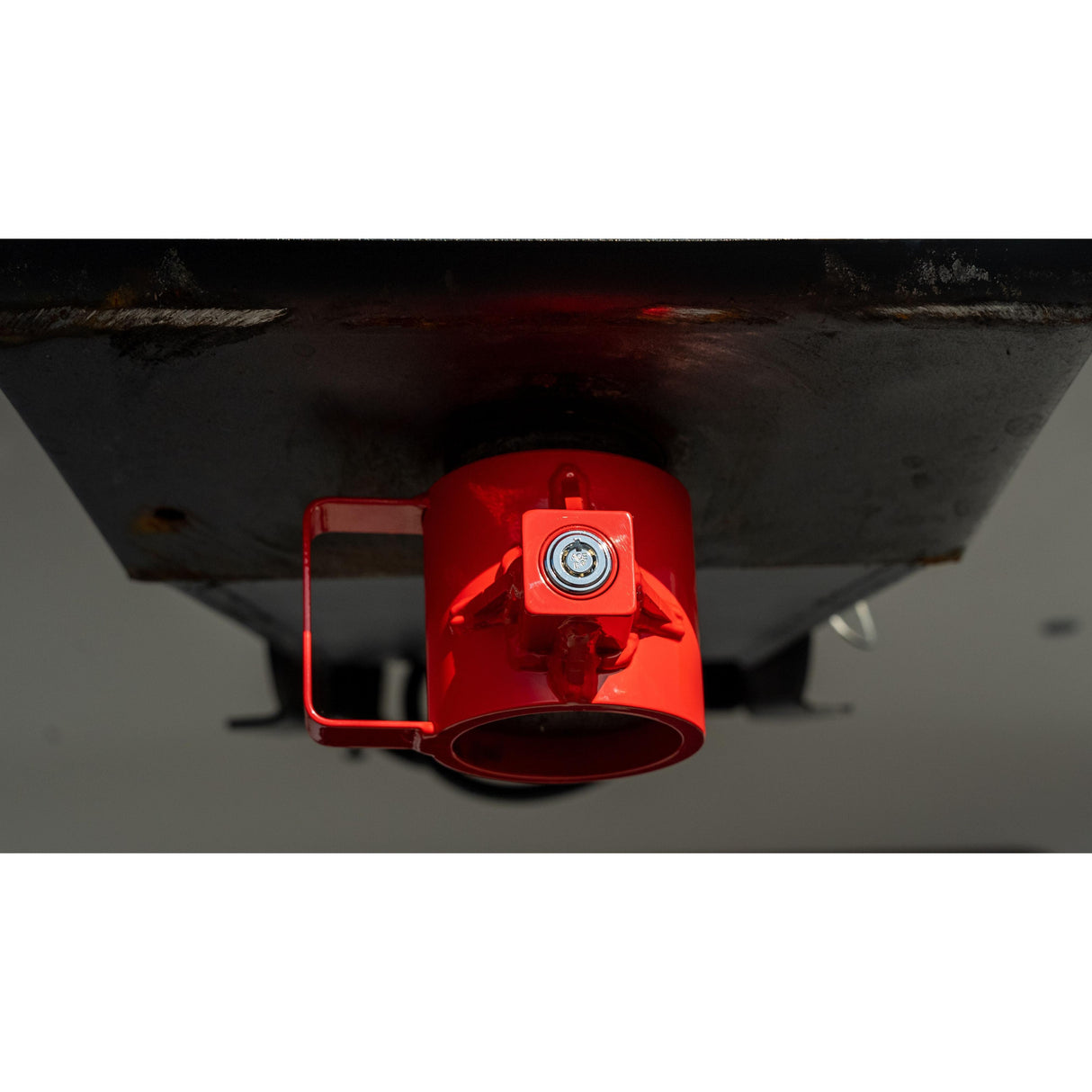 Kingpin Lock Heavy Duty Trailer And RV Security Cover With Built In Lock And Anti Theft Protection by The Equipment Lock Company