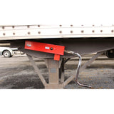 Landing Gear Lock For Trailers Prevents Hand Crank Raising Anti Theft Security For Trailer Owners by The Equipment Lock Company