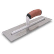 Marshalltown 13 x 5 bright stainless steel finishing trowel with DuraCork handle