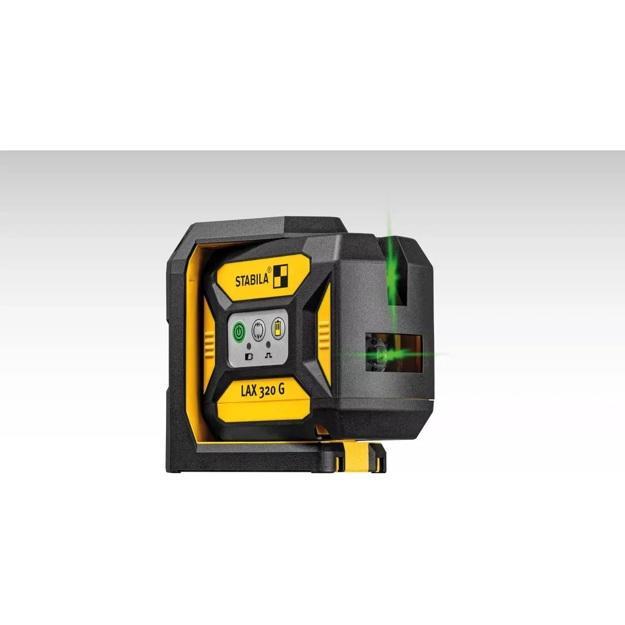 Stabila Cross Line Plus Plumb Point Laser LAX 320 G Self Levelling Bright Green Lines for Professionals by Stabila