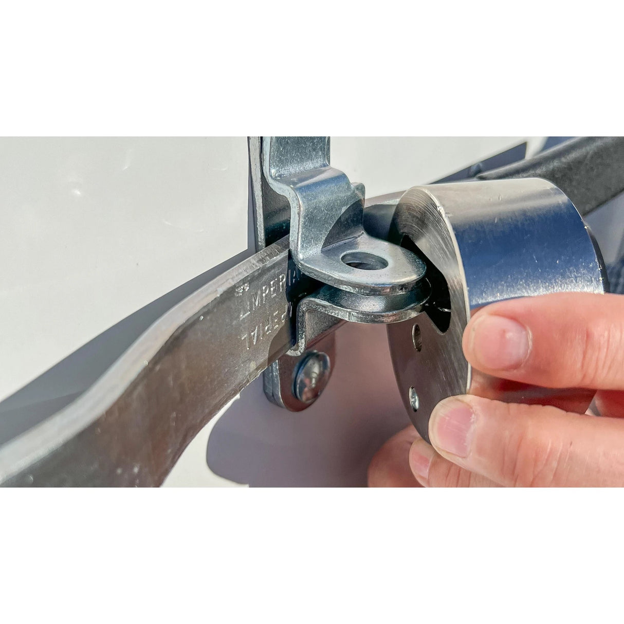 Puck Lock With Hardened Steel Shackle For Trailers Gates And Storage Containers Ultimate Security by The Equipment Lock Company