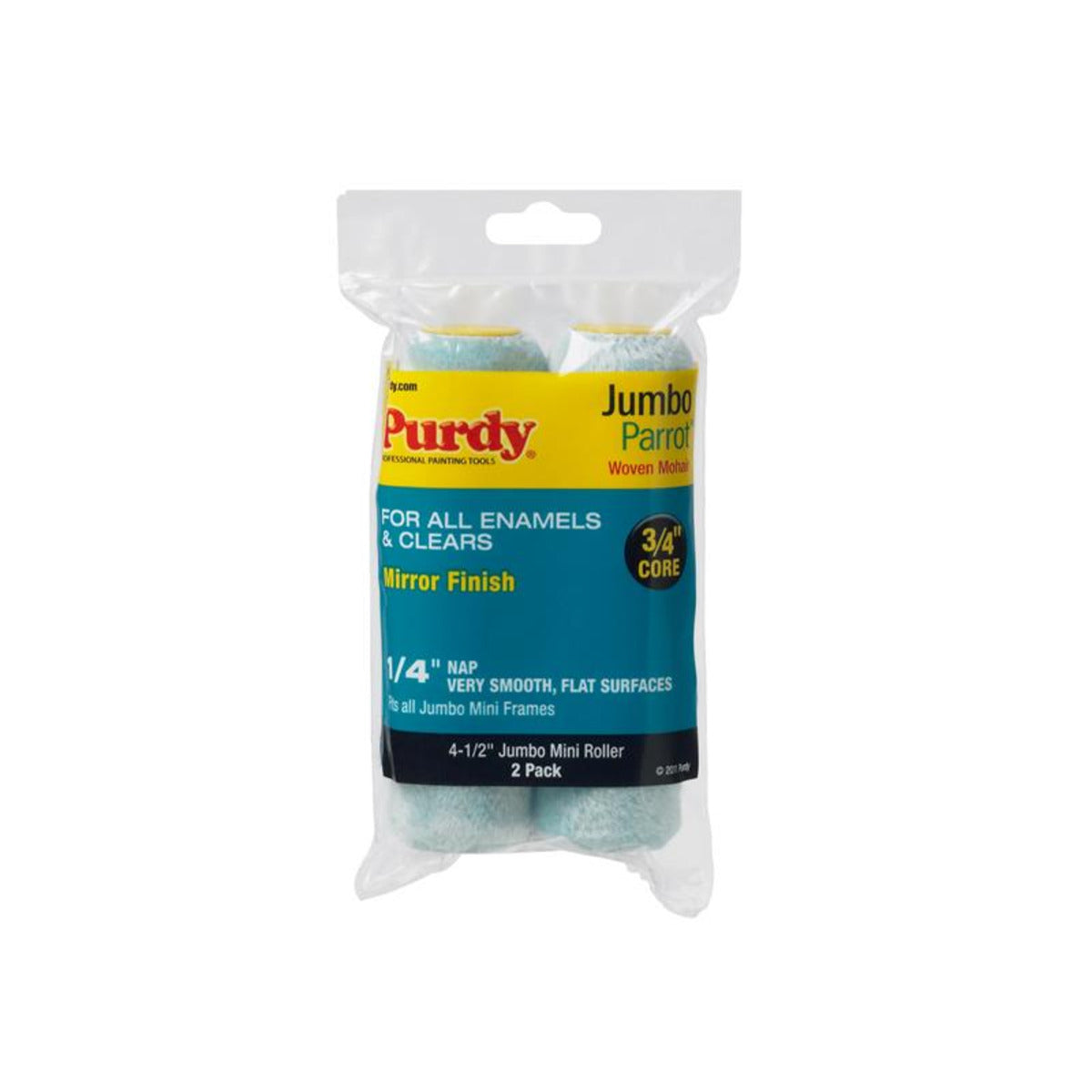 Purdy Parrot Jumbo Mini Roller Sleeve – 114mm (4.1/2in) (Pack of 2)