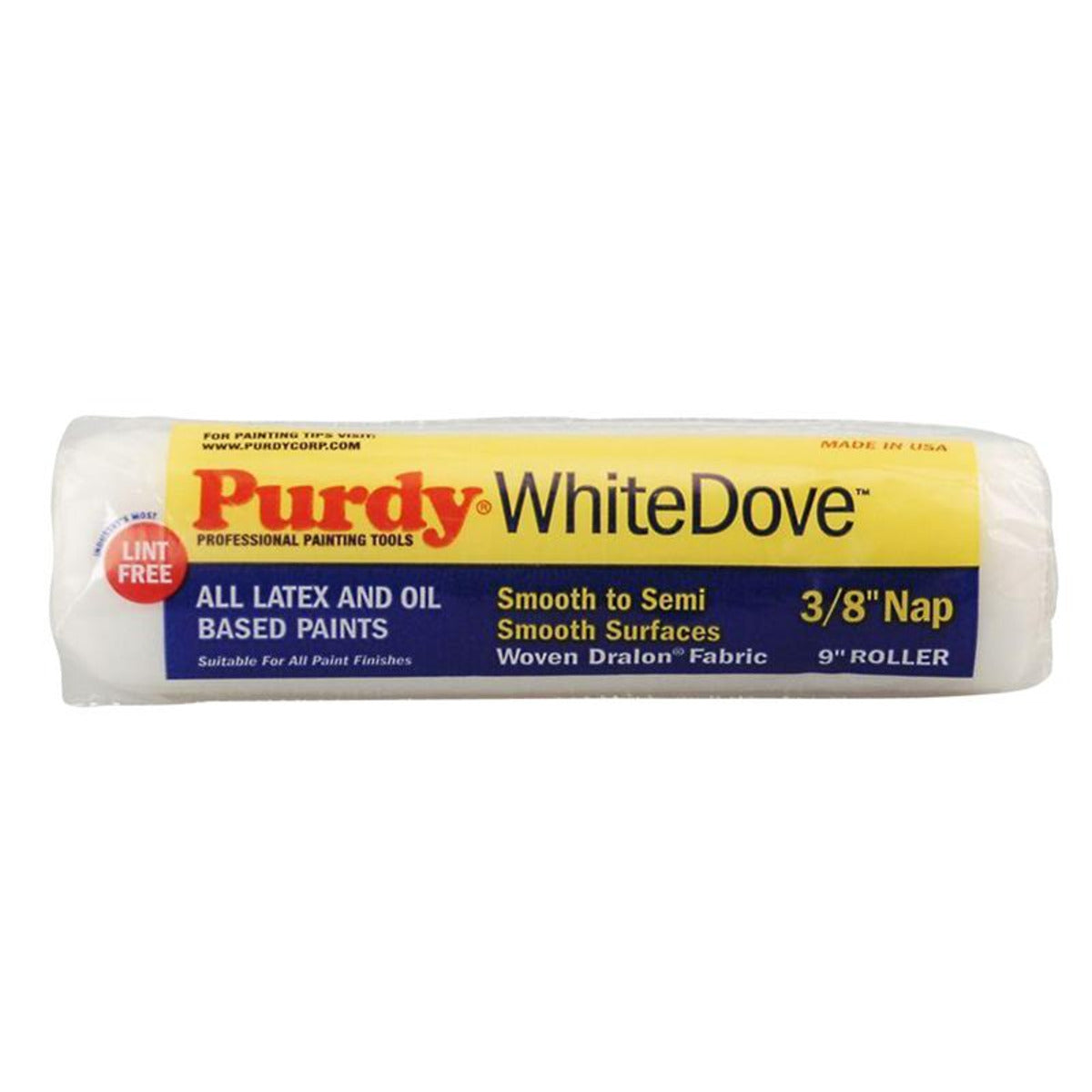 Purdy White Dove Roller Sleeve – 228 × 38mm (9 × 1.1/2in)