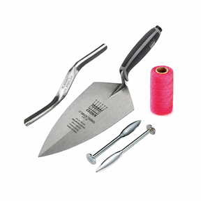 Ragni Brickies Trowel Pack 2 with black and grey handles