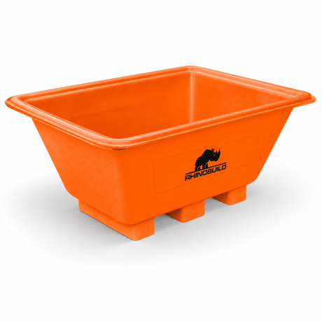 Rhinobuild Forklift RhinoTub 250L orange mortar tub