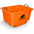 Rhinobuild Versatile RhinoTub 250L orange mortar tub with lifting handles