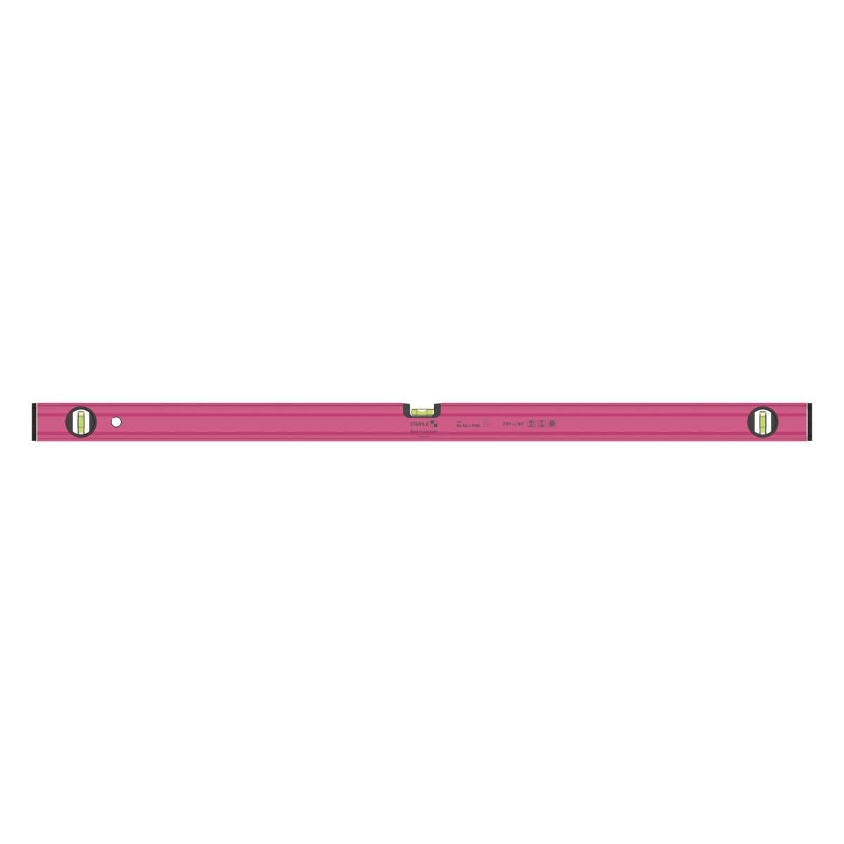 Stabila Type 80 AS-2 PINK spirit level 100 cm – front view