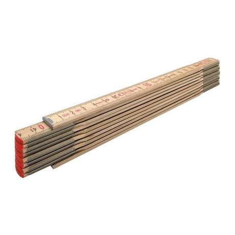 Stabila 18214 Type 607 N-S wooden folding rule, 2 m by Stabila