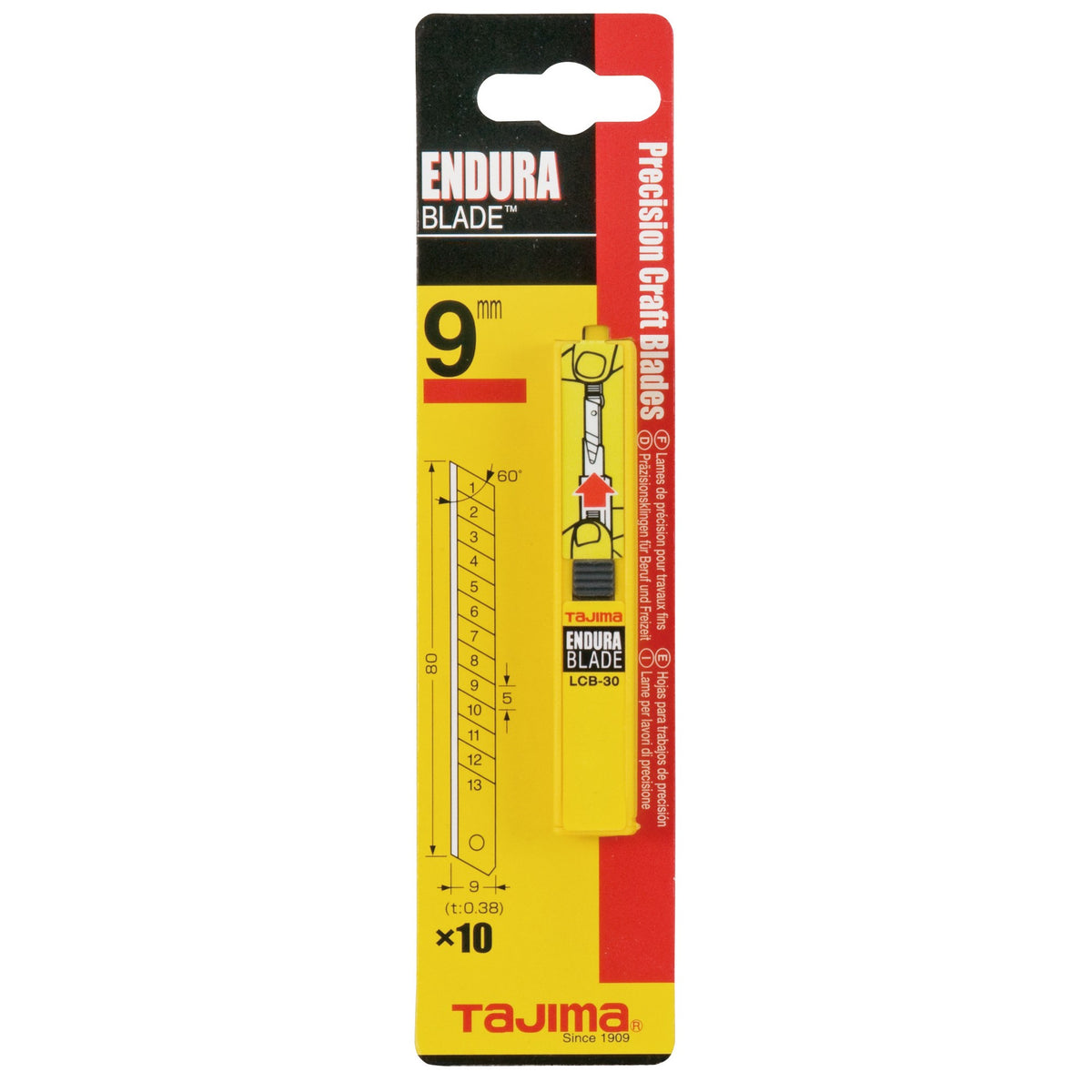 Tajima Endura Snap-Off Knife Blades – 9mm