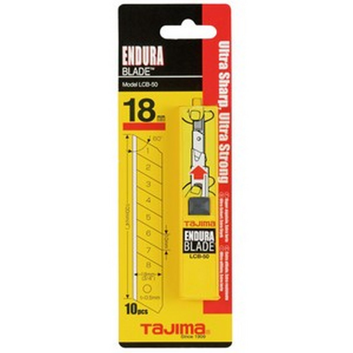 Tajima Endura Snap-Off Knife Blades – 18mm