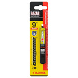 Tajima Razar Black snap-off blades - 9mm / 10 blades - TALCB30RBC