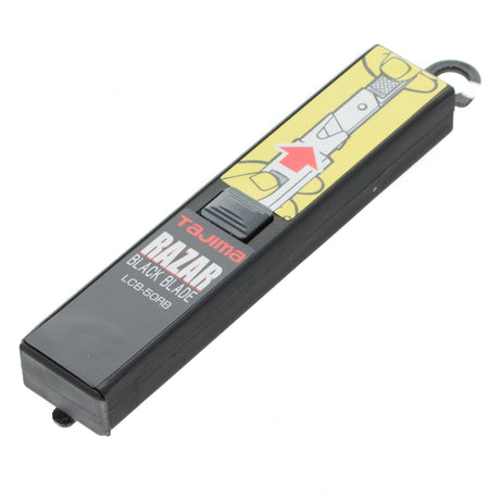 Tajima Razar Black snap-off blades - 18mm / 10 blades - TALCB50RBC