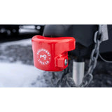 Trailer Hitch Lock With Two And Five Sixteenth Inch Ball And Ring Security For Trailers And Caravans by The Equipment Lock Company