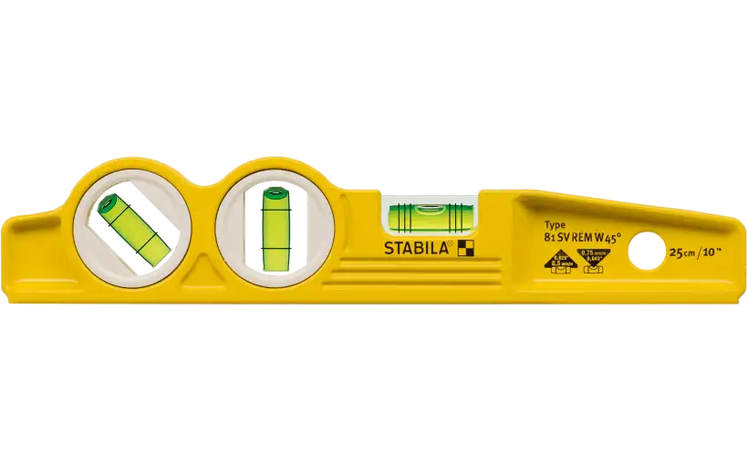 Stabila Type 81 SV REM W45 torpedo spirit level, 25 cm - Default Title
