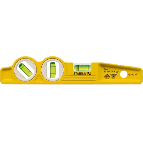Stabila Type 81 SV REM W45 torpedo spirit level, 25 cm - Default Title