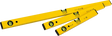 Stabila CLASSIC SET 70, 3-piece spirit level set: 100 cm, 60 cm, 40 cm - Default Title