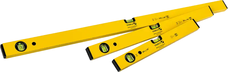 Stabila CLASSIC SET 70, 3-piece spirit level set: 100 cm, 60 cm, 40 cm - Default Title