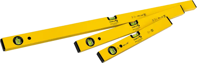 Stabila CLASSIC SET 70, 3-piece spirit level set: 100 cm, 60 cm, 40 cm - Default Title