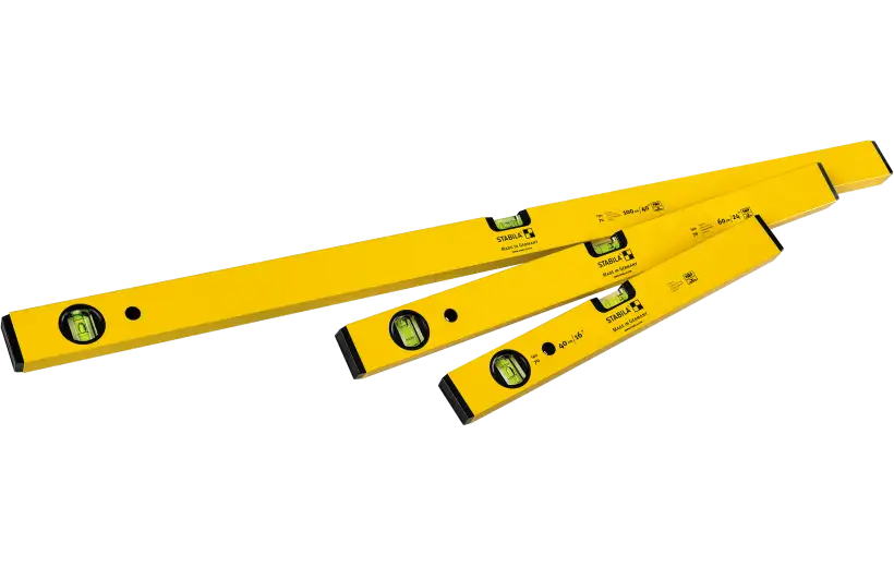 Stabila CLASSIC SET 70, 3-piece spirit level set: 100 cm, 60 cm, 40 cm - Default Title