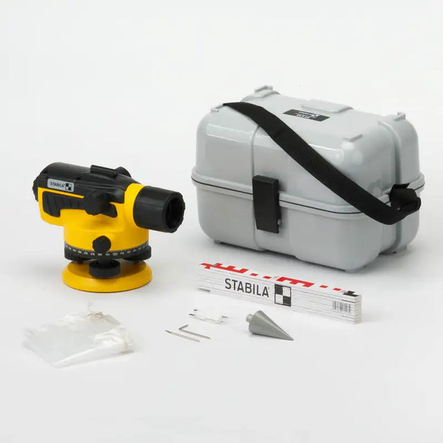 Stabila OLS 26 optical level, 6-piece set - 6-piece set